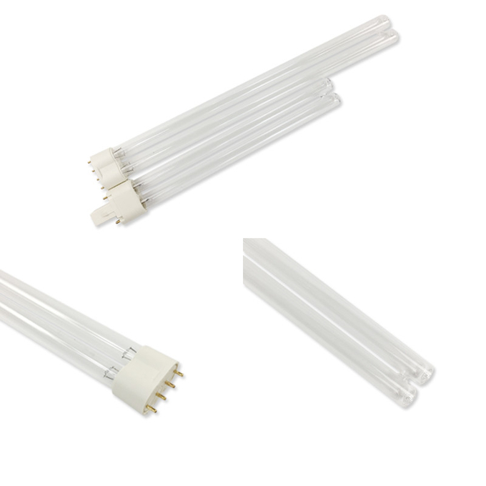 type lampe germicide UV propre ultra-violette 0 de 2G11 H de la désinfection 254nm de tubes légers UV-C