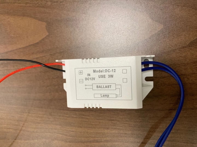 Puissance UV du ballast 3W électronique UV du ballast 12VDC petite tuant les bactéries 2